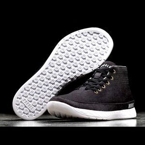 NOBULL BLACK DENIM CANVAS MID TRAINER